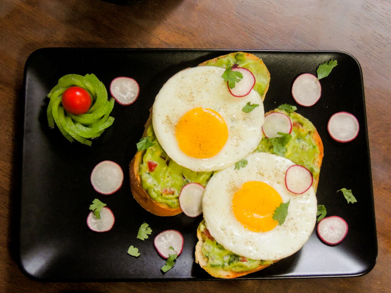 Avocado Toast with Fried Egg